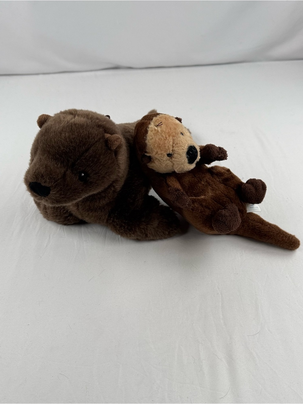 Set of 2 Brown Plush Otter Stuffed Animal